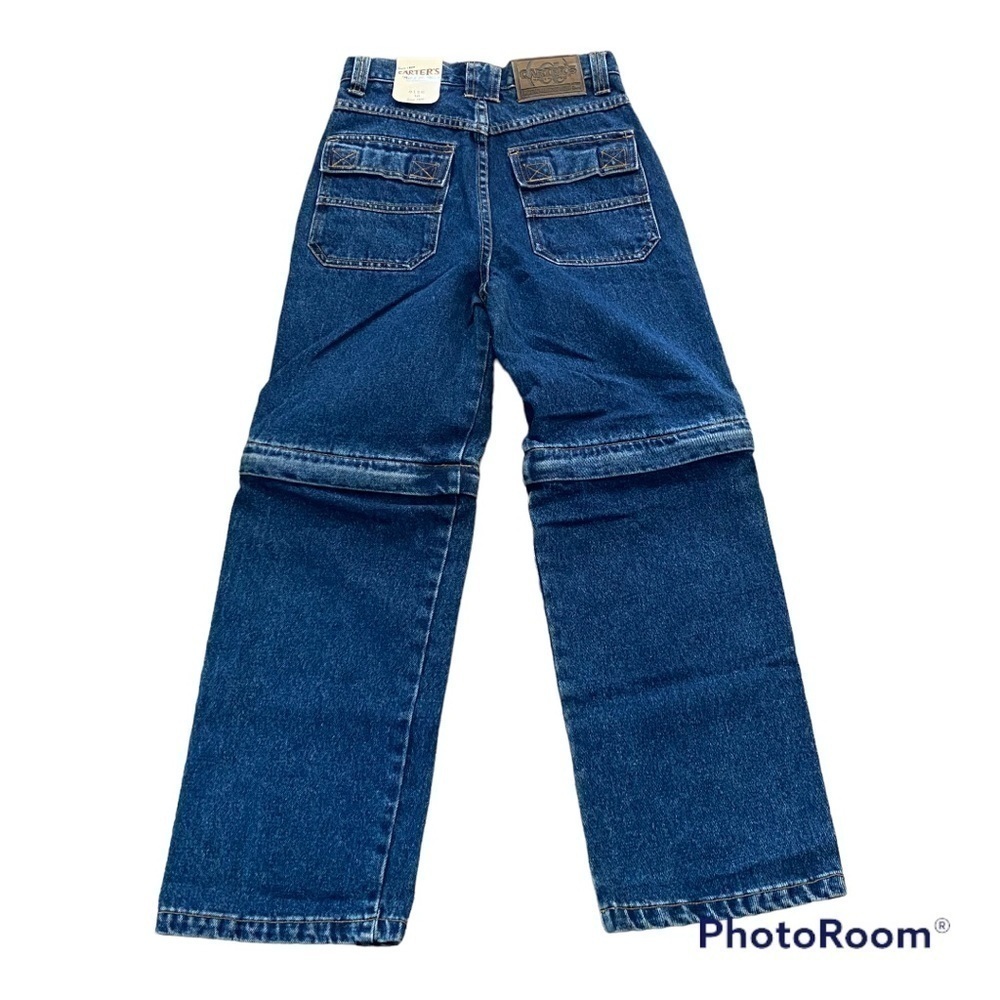 NWT KIDS Vintage DEADSTOCK Carters “watch the wear” convertible jeans | Boys 10